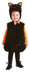 Underwraps Toddlers Black Cat Belly Babies Costume, Black, Medium (18-24)