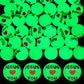 Seenelling 24 Pcs Christian Glow in the Dark Bouncy Balls Easter Jesus Bible Verse Rubber High Bouncing Balls Christian Party Fa