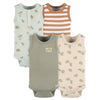 Gerber Baby Boy'S Multi-Pack Sleeveless Onesies Bodysuit, Sea Turtles