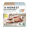 The Honest Company Clean Conscious Diapers | Plant-Based, Sustainable | Orange You Cute + Feeling Nauti | Club Box, Size 3 (16-2