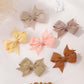 Doboi 40Pcs 2'' Baby Hair Bows Clips Fully Lined Grosgrain Boutique Solid Ribbon Mini Bows For Girls Teens Infants Kids Toddlers