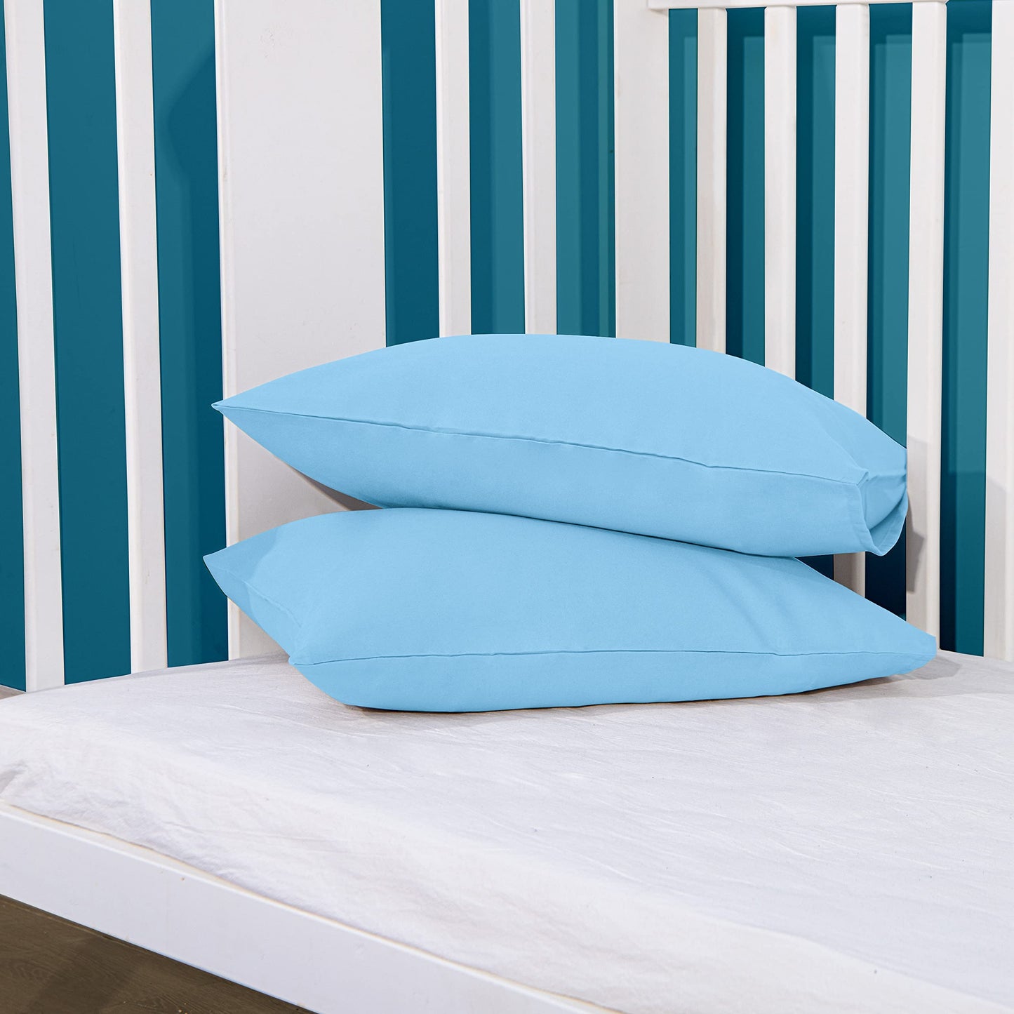 Flxxie 2 Pack Microfiber Toddler Pillowcases, 14X20 Inches Fits Baby Pillow Sized 12X16, 13X18 Or 14X20, Soft And Cozy Small Tra