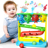 Ball Drop Toy for 1, 2 Years Old Boys & Girls, Interactive Toddler toy with Lights, Music & Water Spray, Montessori STEM Learnin