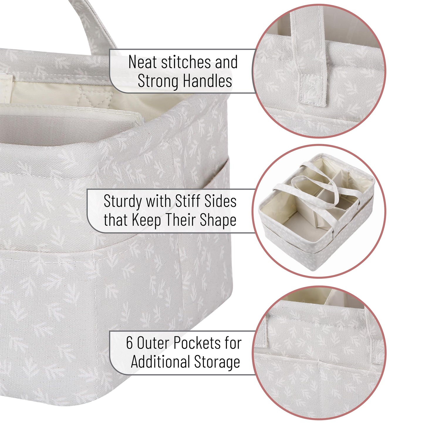 Mr. Pen- Baby Diaper Caddy Organizer, Diaper Organizer, Baby Organizer, Car Diaper Caddy, Baby Caddy Organizer, Portable Diaper