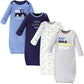 Luvable Friends Unisex Baby Cotton Gowns, Trucks, Preemie-Newborn