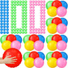 Jerify 100 Pcs Knobby Balls 7 Inch Spiky Bounce Ball, Soft Massage Stress Plastic Balls for School, Indoor or Outdoor Party Favo