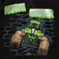 Monster Jam Grave Digger Toddler Boys Half Zip Hoodie 5T