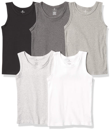 Honestbaby Unisex Baby Multipack Muscle T-Shirts Sleeveless Tees 100% Organic Cotton For Infant Boys, Girls, And Toddler Tank To