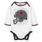 Gerber Nfl Baby Boys' 3Pc Bodysuit, Footed Pant, & Cap Set, Arizona Cardinals, 0-3 Months
