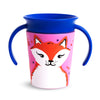 Munchkin Miracle 360 Wildlove Trainer Sippy Cup, 6 Oz, Red Fox