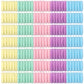 Jollybows 300Pcs Baby Hair Ties Girls Elastic Hair Accessories Small Nylon Hair Bands For Toddler Infant Ponytail Holders 1' Mi