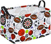 MAIZMZ Baby Basketball Storage Basket,Kids Boys Storage Bins Cube,Waterproof Cute Nursery Hamper with Handles for Room Decor,Clo