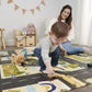 Regalo Play Mat, Foldable & Reversible, Waterproof, Blue , X-Large (Pack Of 1)