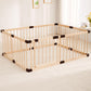 Baby Playpen Fence Yards Area with Door Wooden,Playpen Play Pens for Babies and Toddlers,Toddler Playpen,Baby Play Fence Yards,L