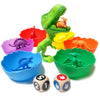 Jumbo Sorting & Counting Dinosaurs Matching Game - Educational Dinosaur Toys for 3 4 5 Year Olds with 54 Math Manipulatives, Din