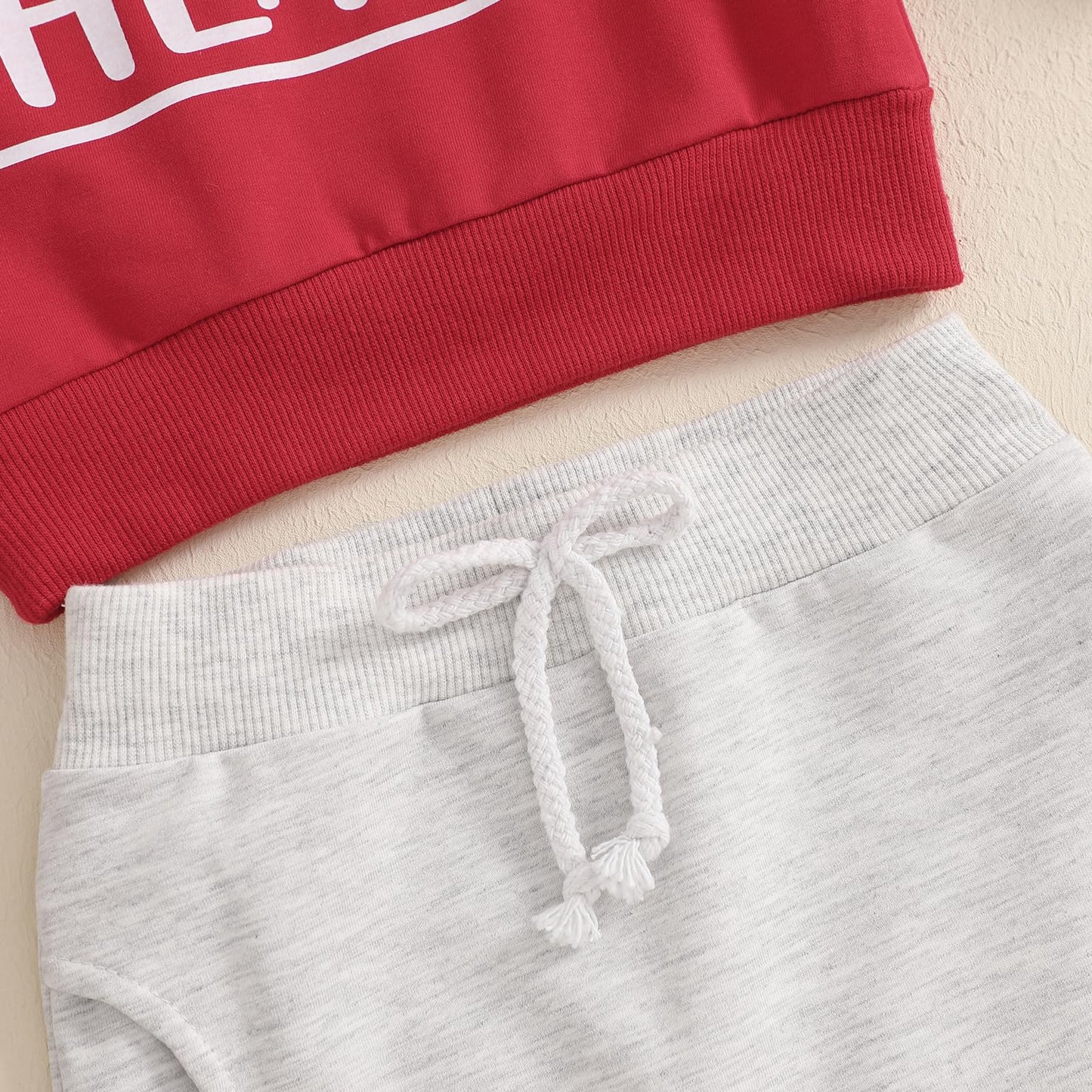 Kupretty Toddler Baby Boy Clothes Valentines Day Outfit Graphic Long Sleeve Crewneck Sweatshirt + Joggers Pants Sets (Mama'S Swe