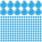 Zhanmai 300 Pcs Mini Rubber Ducks Bulk Colorful Duckies Set Tiny Shower Rubber Bath Toy Float Squeak Bathtub Pool Toy for Party 