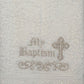 Integrity Designs Baby Baptism Towel With Embroidery And Lace
