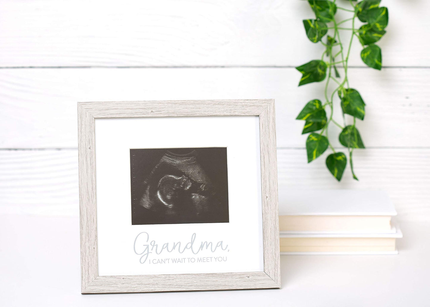 Kate & Milo Rustic Grandma Sonogram Picture Frame, Pregnancy Announcement, Ultrasound Baby Photo Frame, Gender-Neutral Baby Keep