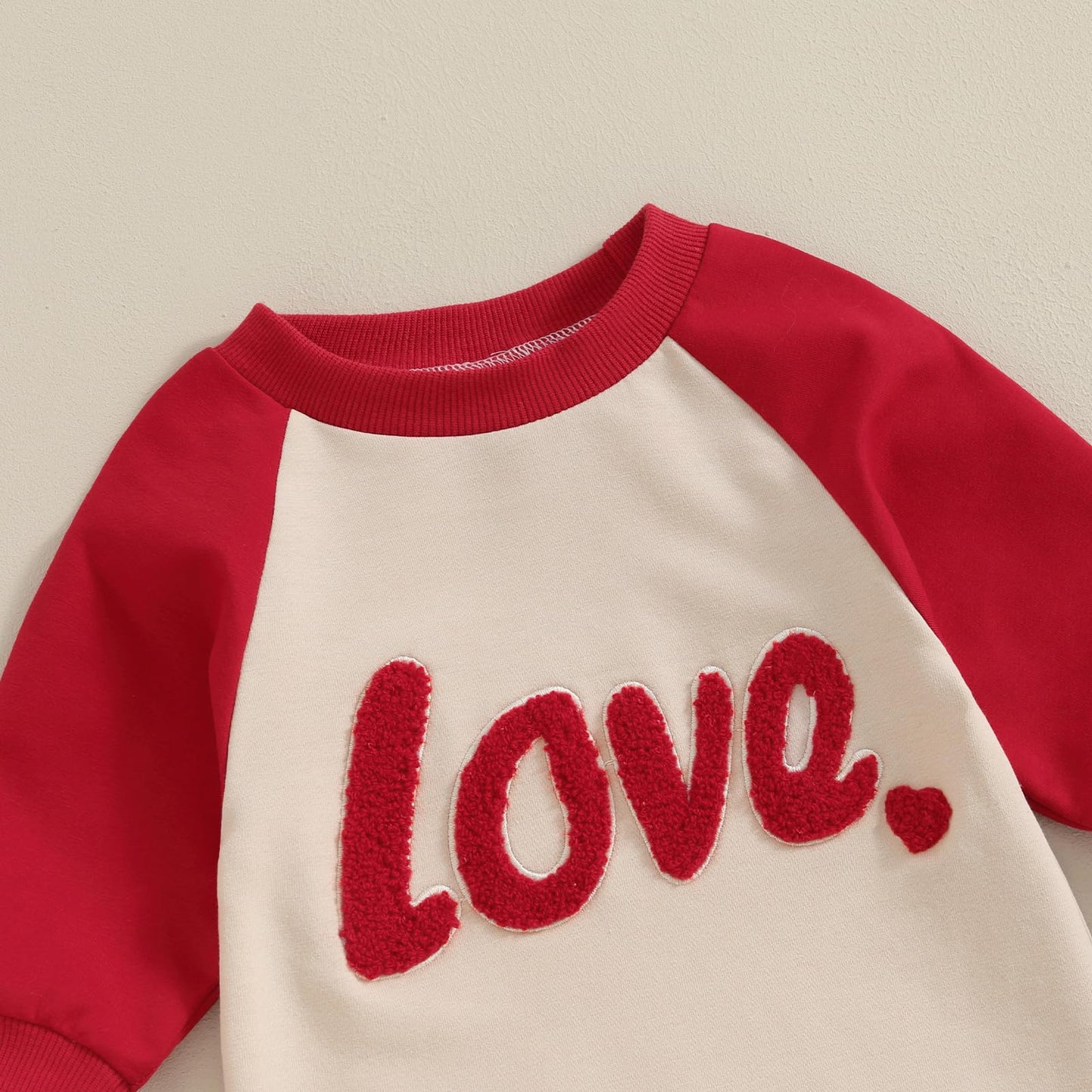 Fybitbo Valentines Day Baby Boy Girl Outfits Love Heart Long Sleeve Jumpsuit Romper Newborn Infant Valentines Outfit Clothes (Re