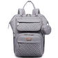 Babbleroo Diaper Bag Backpack, Multifunction Large Bags With Changing Pad & Stroller Straps & Pacifier Case, Unisex Stylish Trav