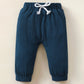 Renotemy Baby Boy Summer Clothes Short Sleeve New To The Crew Toddler Boy Clothes Outfits Stripe Blue Linen Boy Outfits 12-18 Mo