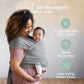 Boba Baby Wrap Carrier - Original Baby Sling Carrier for Newborns (7-35 lbs), Soft, Secure, Hands-Free & Ergonomic, Ideal for Co