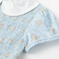 Simplee Kids Toddler Light Blue Dress Toddler Summer Dress Smocked Toddler Floral Dress Baby Blue Dress 4T