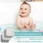 Spasilk Baby Cotton Terry Hooded Towel & Washcloth Bath Shower Set For Newborns And Infants, Gray Lion