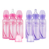 Dr. Brown'S Girls' 8 Oz. Bottles - 3 (8 Oz.) Lavender - 3 (8 Oz.) Pink  (6 Pack Options Bottles)