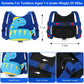 Accmor Toddler Harness With Leash, Cute Dinosaur Kids Harness + Anti Lost Wrist Link, Mini Child Harness Leash Wristband Strap B