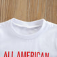 Fybitbo Baby Boy 4Th Of July Outfits Short Sleeve Tee Shirt And Casual Shorts 2Pcs Fourth Of July Summer Outfit (Stars And Strip