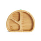Munchkin Bambou Divided Suction Plate - Eco-Friendly Bamboo Dinnerware For Babies And Toddlers