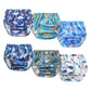Bisenkid 6 Packs Waterproof Plastic Pants For Toddlers Potty Training Pants & Good Elastic And Breathable Diaper Cover For Girl