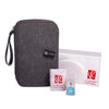 J.L. Childress Healthy Habits On-The-Go Clutch With Baby Wipes Case, Hand Sanitizer, Travel Tissues - Organize And Carry Ppe - B