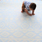 Cushmat Stylish Reversible Foam Play Mat (Large, Crystals - Blue Charcoal) - Soft, Waterproof, Durable Play Mat For Infants, Bab