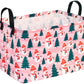 Maizmz Baby Storage Basket Cube Kids Hamper Pink Snowman Toys Organizer Bins Nursery Hamper Waterproof Basket For Clothes Book S