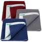 Bumpers AntiPiling Quick Dry & Absorbent Sheet Polycotton Baby Bed Protecting Waterproof Mat (Dark Blue, Grey, Maroon, Small (7