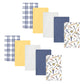 Hudson Baby Unisex Baby Cotton Flannel Burp Cloths, Construction Work 10-Pack, One Size