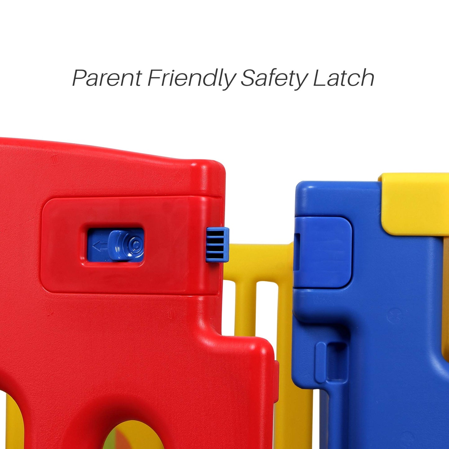 Kidzone Baby Playpen Kids 8 Panel Safety Play Center Yard Home Indoor Outdoor Pen Play Pen Children Activity (Blue)