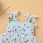 Baby Girls Sequin Polka Dot Tutu Dress Summer Sleeveless Backless Princess Birthday Party Dresses Toddler Little Girl First Comm