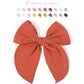Doboi 5.5 Inch 20Pcs Baby Girls Fable Hair Accessories: Muslin Gauze Long Tail Hand-Tied Alligator Clips For Toddlers And Kids