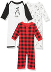 Hudson Baby Unisex Baby Cotton Coveralls, Penguin, 6-9 Months
