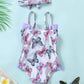 Toddler Baby 2T Swimsuit Girl 3T Bathing Suit Girls One Piece Swimwear Butterfly Summer Beach Swim Suit