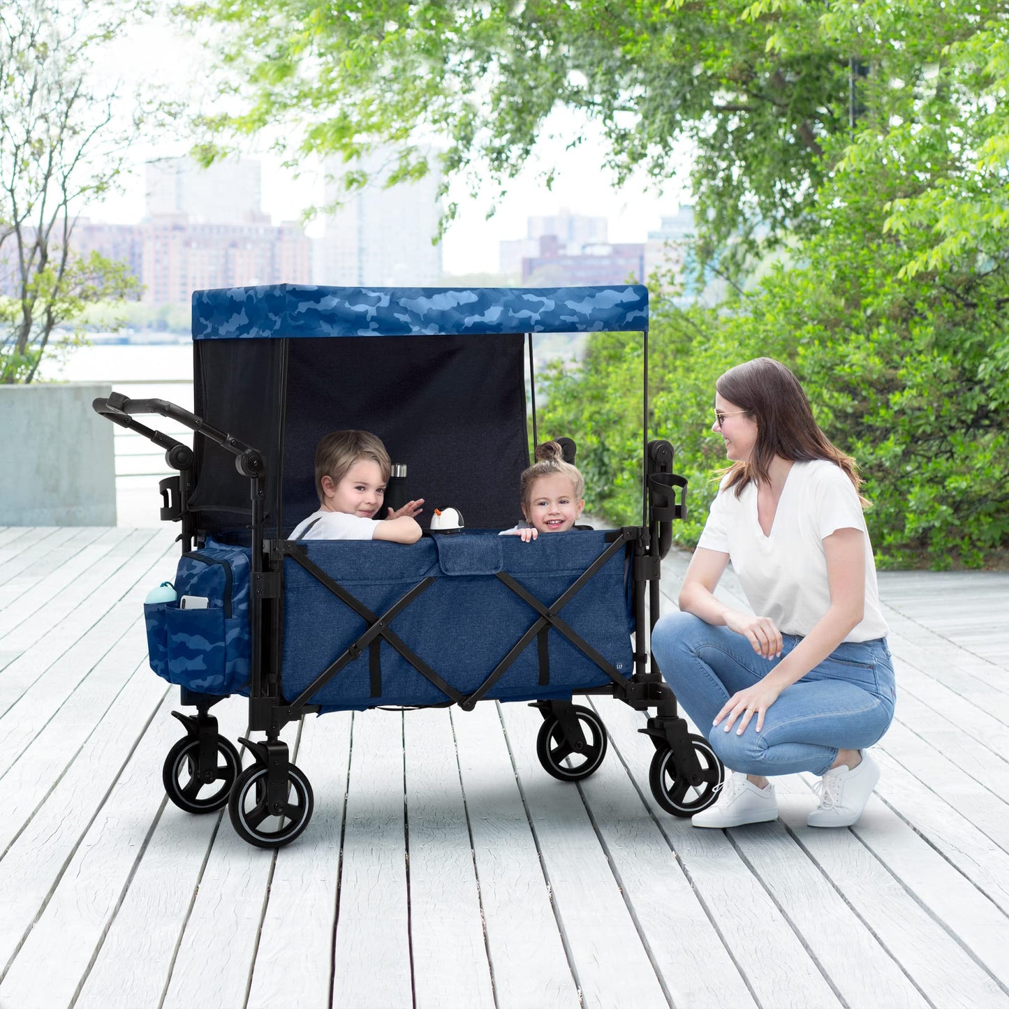 Gap Babygap Deluxe Explorer Wagon, Navy Camo