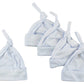Blue Knotted Baby Cap (Pack Of 5)