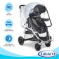 Graco Univeral Deluxe Weather Shield With Zippered Window, Baby Rain Cover, Universal Size To Fit Most Stollers, Waterproof, Win