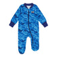 Under Armour Baby Boys Footie, Zip-Up Closure, Logo & Printed Designs Coverall, Midnight Navy Tie Dye, 0-3 Months Us