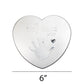 C.R. Gibson 3 Piece Baby Handprint & Footprint Kit, 6.5' X 6.25', Heart First