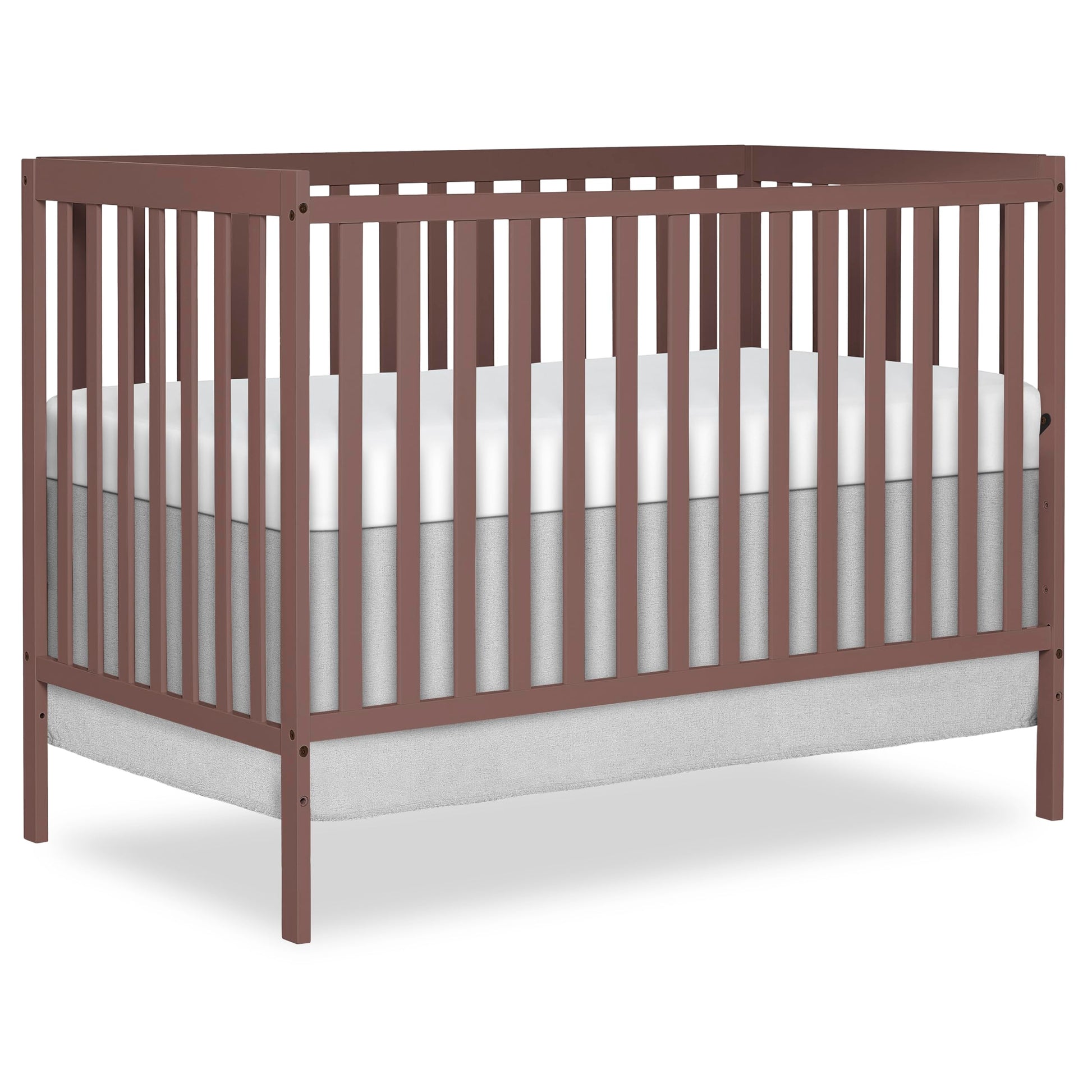 Dream On Me Synergy 5 in 1 Convertible Crib in Baltic Amber, Greenguard Gold and JPMA Certified, Converts from A Baby Crib to A 